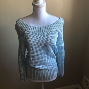 Limited Boatneck Crochet Sweater